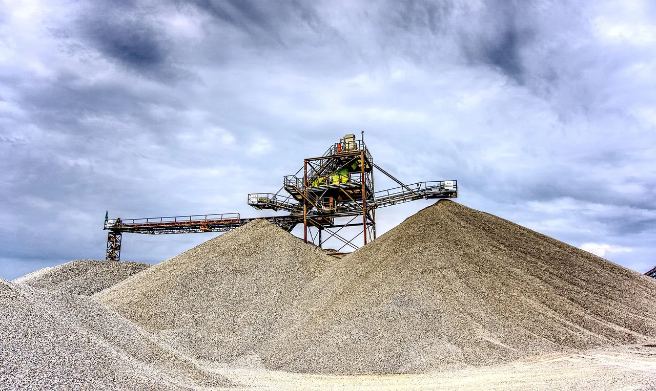 gravel plant, open pit mining, raw materials, degradation, conveyor belt, support financially, technology, gravel, hdr, contrast, high dynamic range, gravel plant, conveyor belt, conveyor belt, conveyor belt, conveyor belt, conveyor belt
