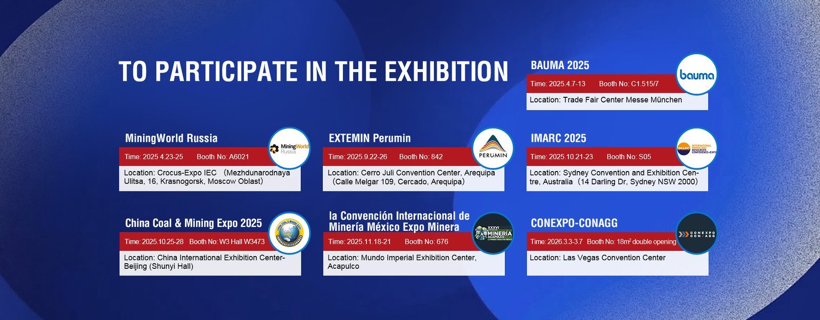 2025 Trade Show Schedule: A Global Showcase