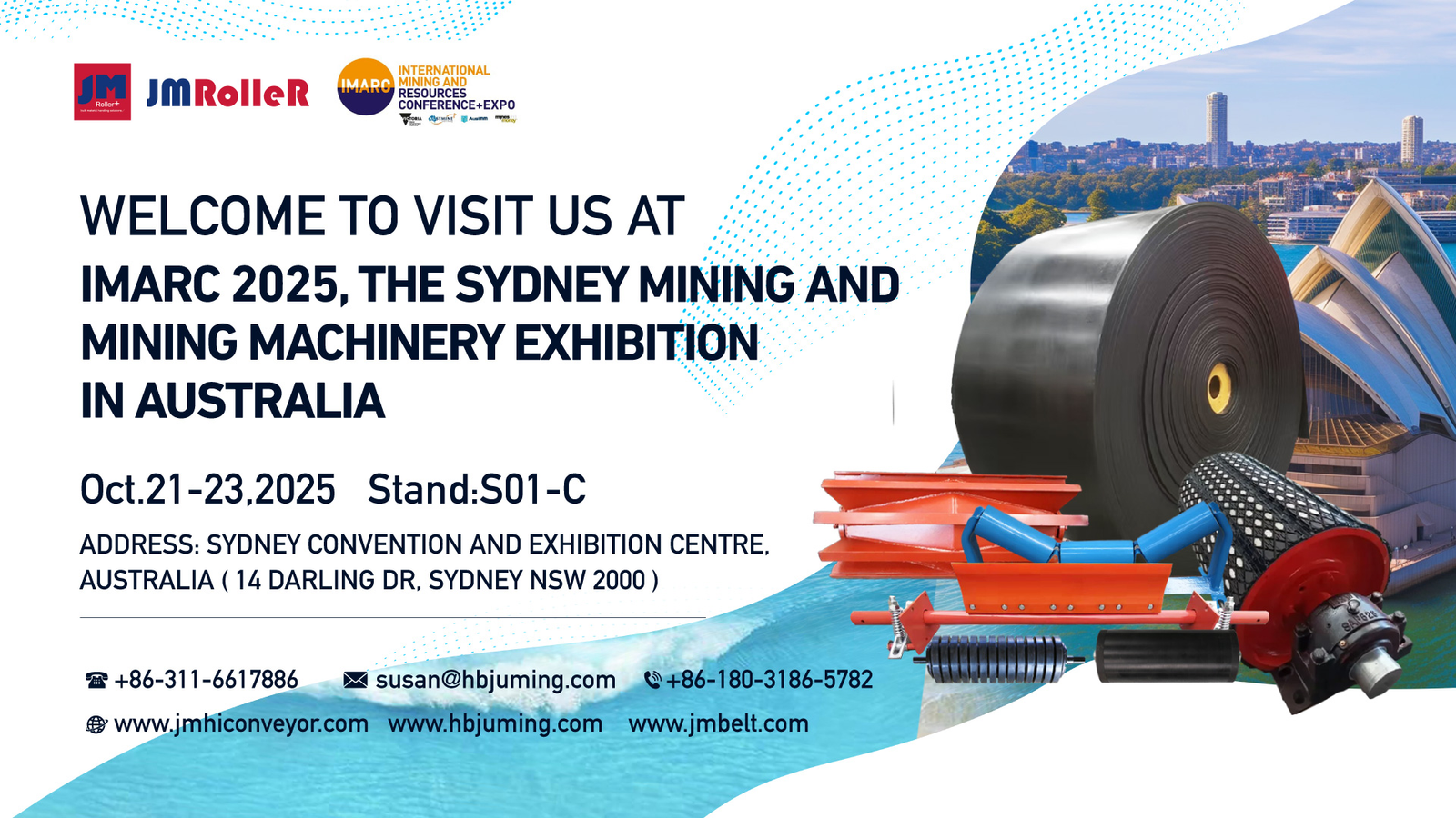 JM Roller Will Attend IMARC 2025 in Sydney, Australia