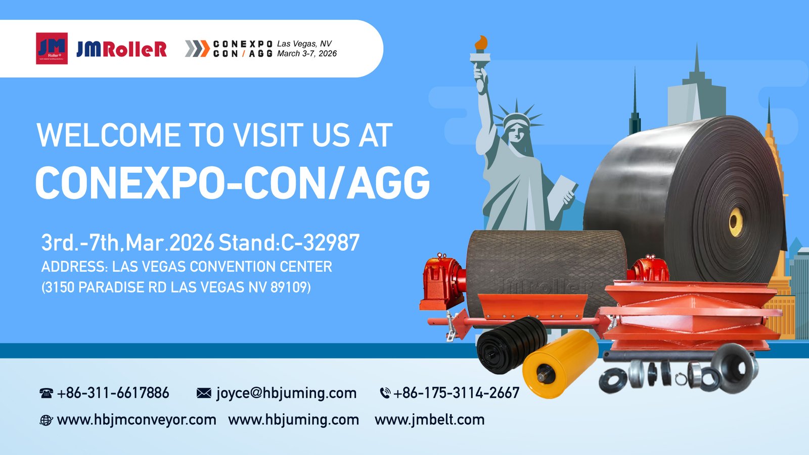 JM Roller at CONEXPO-CON/AGG 2026 – Meet Us in Las Vegas