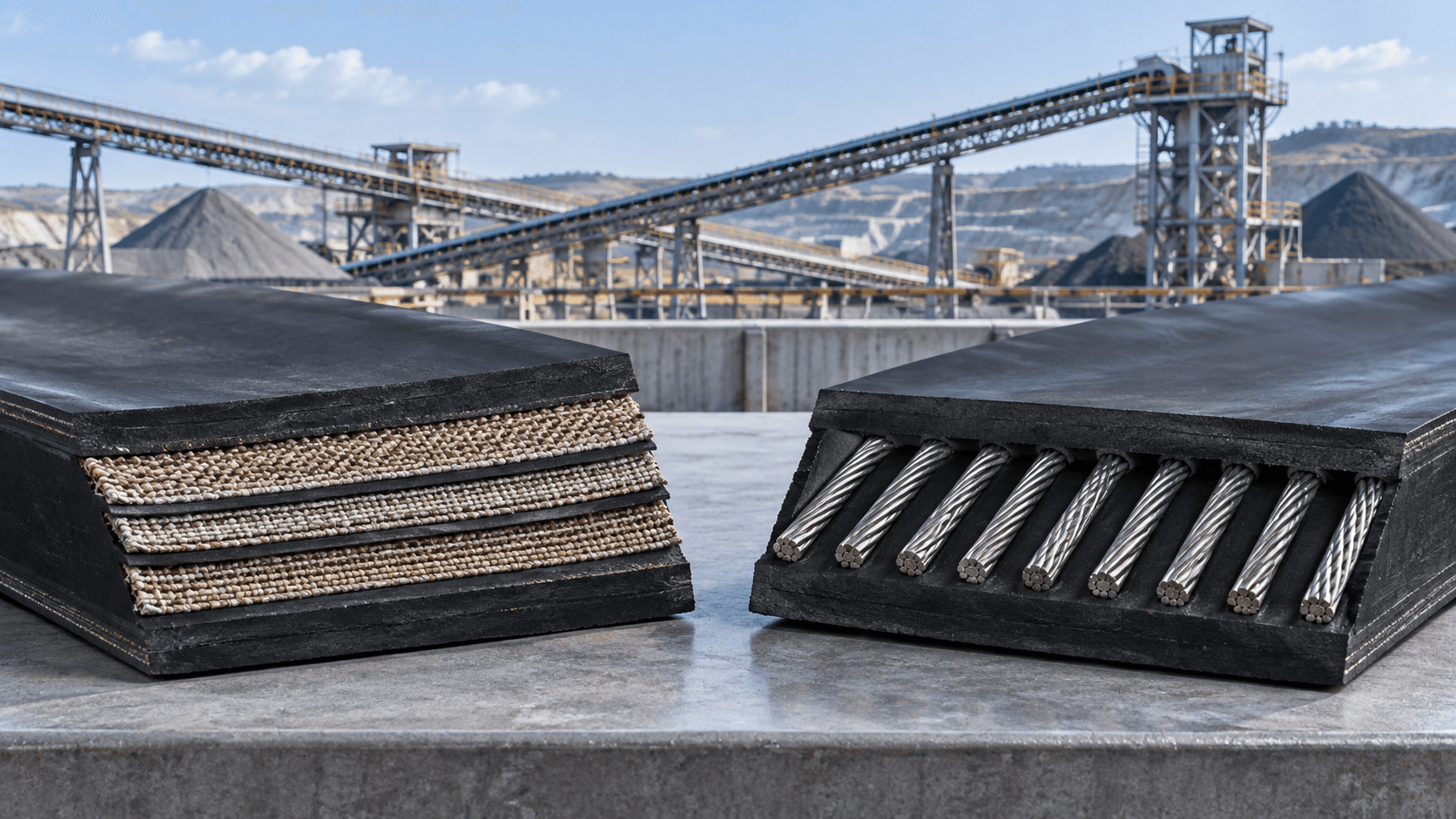 Fabric vs Steel Cord Conveyor Belt: How to Choose