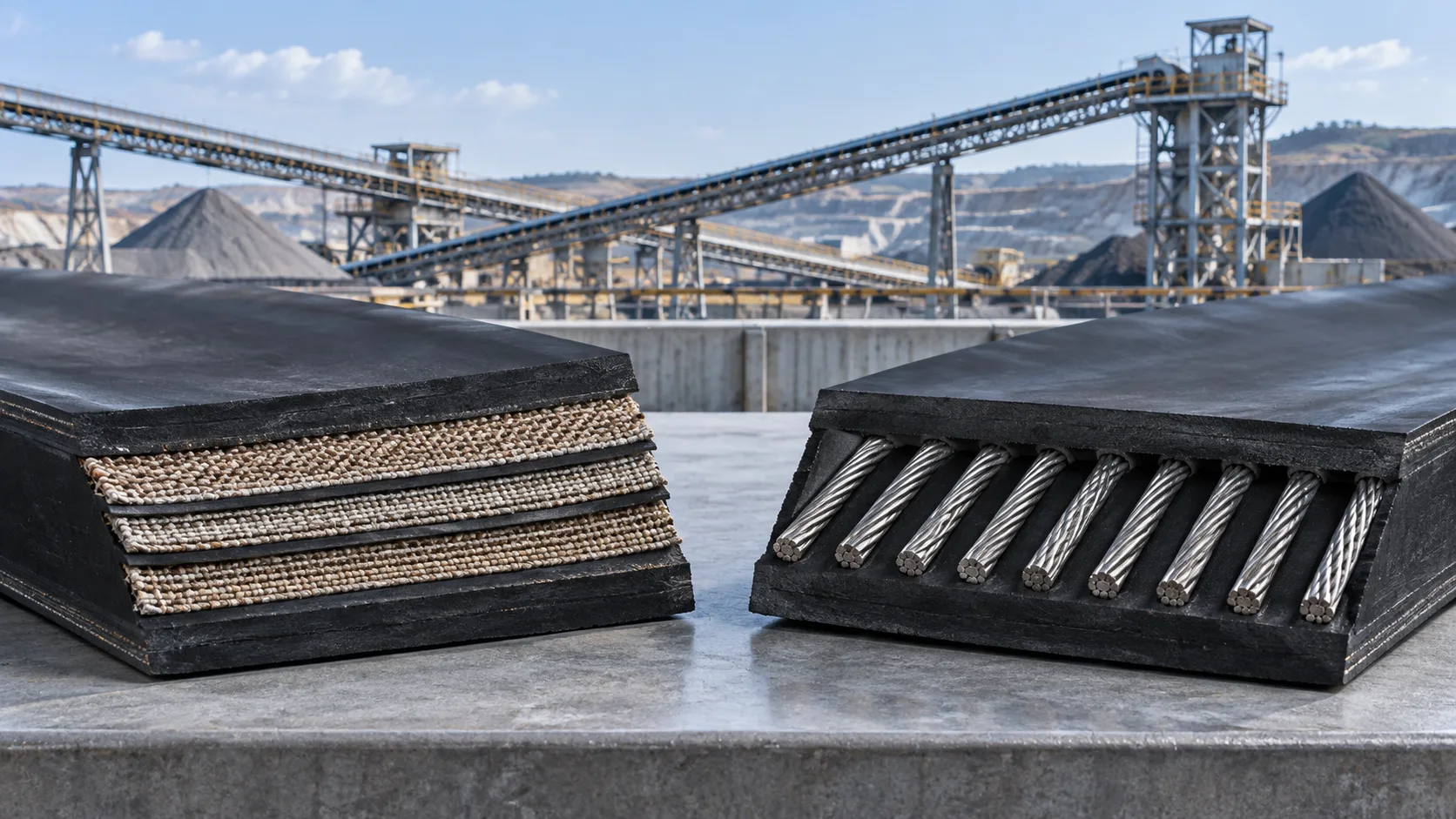 Fabric vs Steel Cord Conveyor Belt: How to Choose